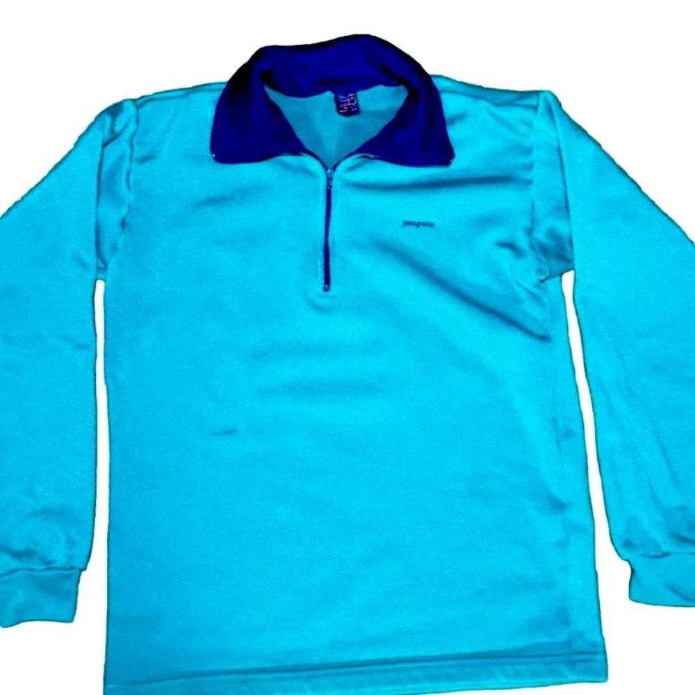 Women’s Vintage Patagonia Capilene sz Medium Fleece 1/4 Zip Pullover Made USA